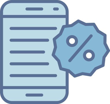 Cep telefonu Hattı Mavi Doldur