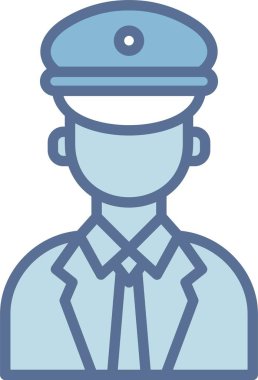 Kaptan Hat Mavi Doldur