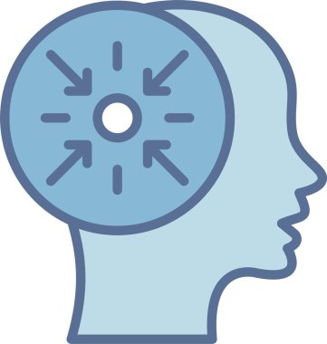 Konsantrasyon Satırı Mavi Doldur