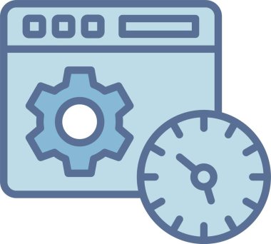 Zaman Yönetimi Satırı Mavi Doldur