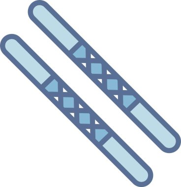 Çubuk Satırı Mavi Doldur