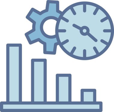 Zaman Yönetimi Satırı Mavi Doldur