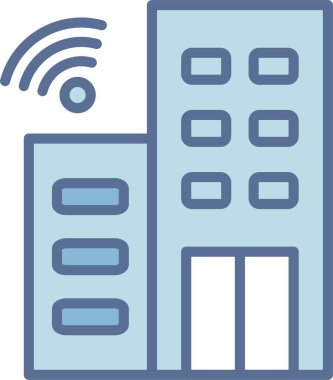 İnternet Servis Satırı Mavi Doldur