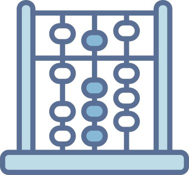 Abaküs Satırı Mavi Doldur