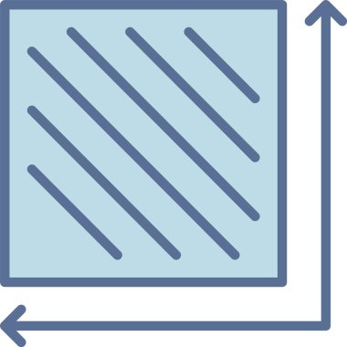 Alan Çizgisi Mavi Doldur