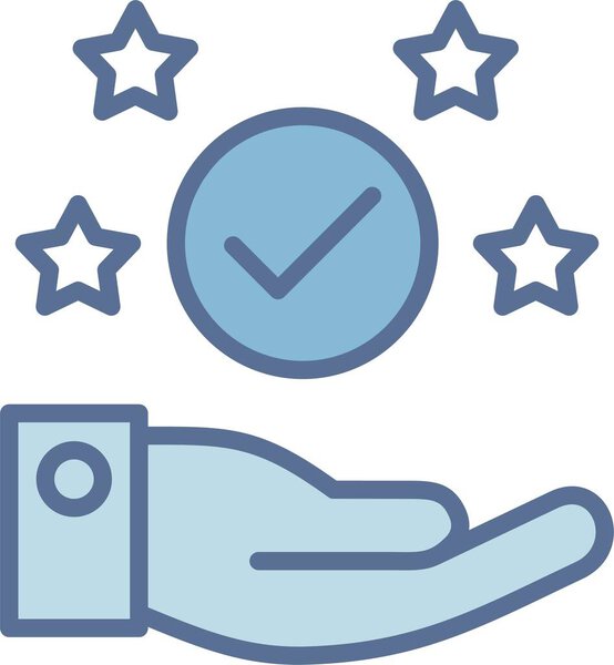 Truthfulness Line Fill Blue