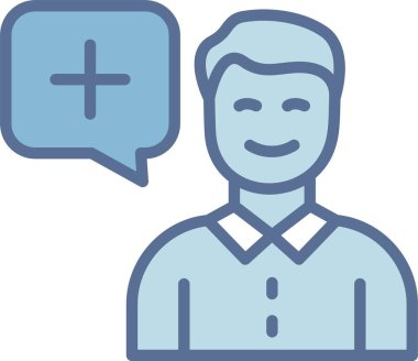 Pozitif Düşünce Satırı Mavi Doldur