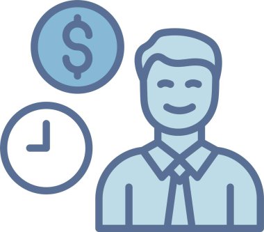 İş Satırı Mavi Doldur