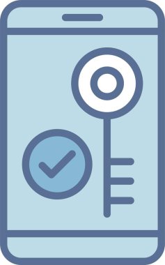 Anahtar Satırı Mavi Doldur