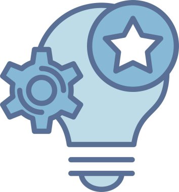 Yaratıcılık Çizgisi Mavi Doldur