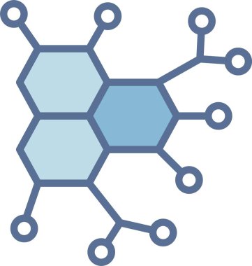 Enzim Çizgisi Mavi Doldur