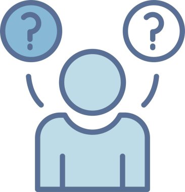 Şüphe Çizgisi Mavi Doldur