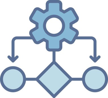 Mantıksal Satır Mavi Doldur