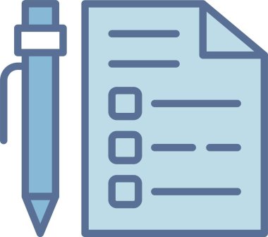 Sınav Satırı Mavi Doldur