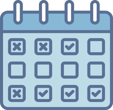 Zaman Çizelgesi Mavi Doldur