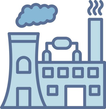 Termal Güç Hattı Mavi Doldur