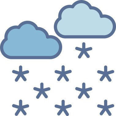 Karlı Hat Mavi Doldur