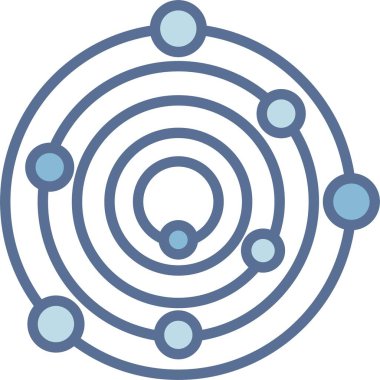 Yörünge Çizgisi Mavi Doldur