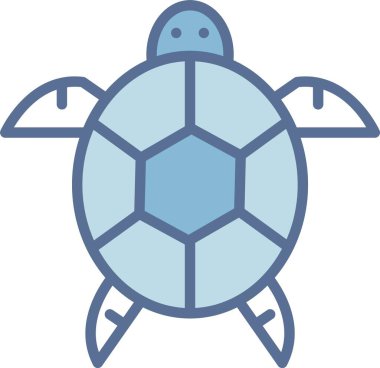 Kaplumbağa Hattı Mavi Doldur