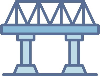 Köprü Çizgisi Mavi Doldur