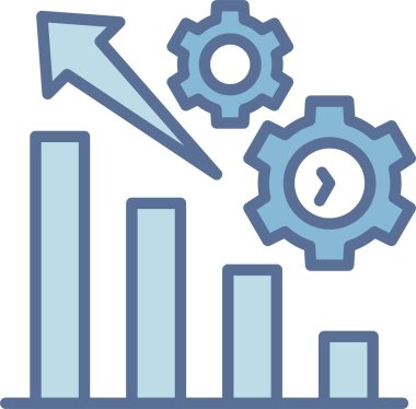 Verimlilik Yönetimi Satırı Mavi Doldur
