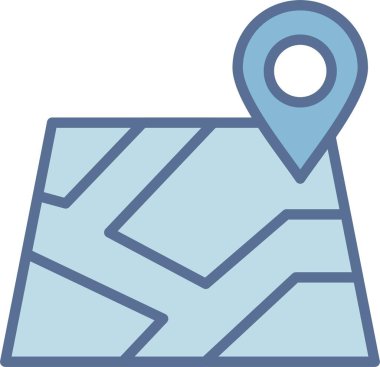 Harita Satırı Mavi Doldur