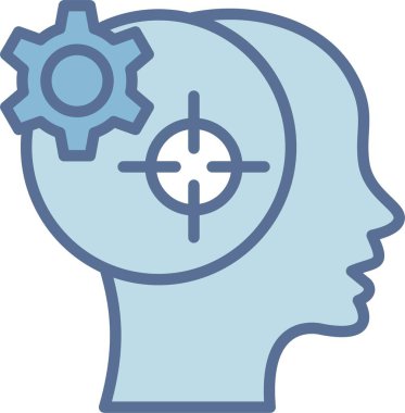 Mantık Çizgisi Mavi Doldur