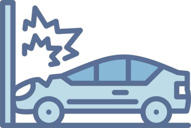 Kaza Satırı Mavi Doldur