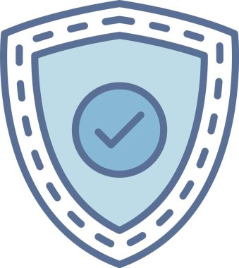 Kalkan Satırı Mavi Doldur