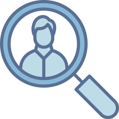 Arama Kişi Satırı Mavi Doldur