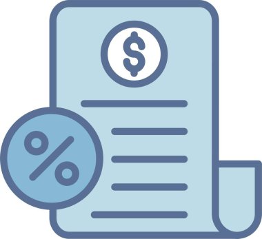 Vergi Satırı Mavi Doldur