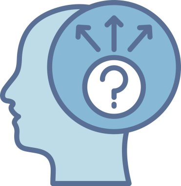 Belirsizlik Çizgisi Mavi Doldur