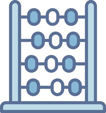 Abaküs Satırı Mavi Doldur