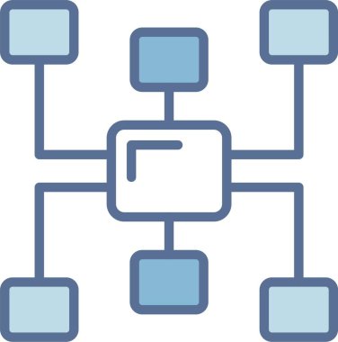 Zihin Haritası Mavi Doldur