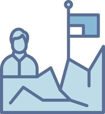 Dağcı Satırı Mavi Doldur