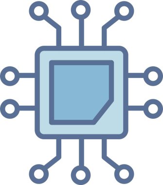 İşlemci Satırı Mavi Doldur