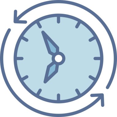 Zaman Çizelgesini Doldur Mavi