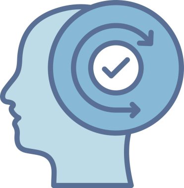 Çeviklik Satırı Mavi Doldur