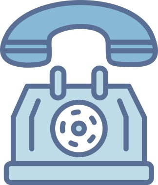 Telefon Hattı Mavi Doldur