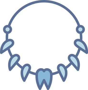 Mücevher Hattı Mavi Doldur