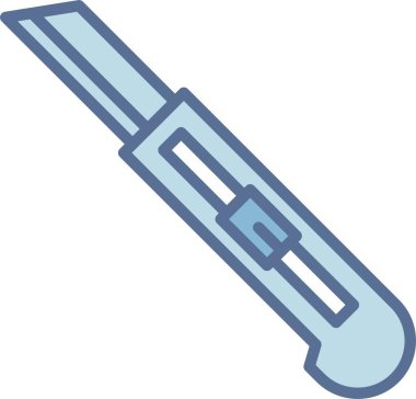 Kesim Hattı Mavi Doldur