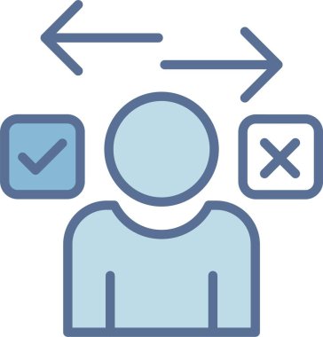 Yönsel Satır Mavi Doldur