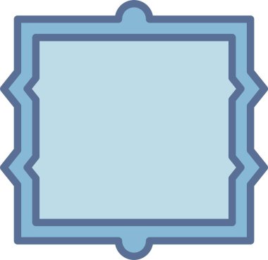 Çerçeve Satırı Mavi Doldur