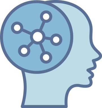 Psikoloji Satırı Mavi Doldur