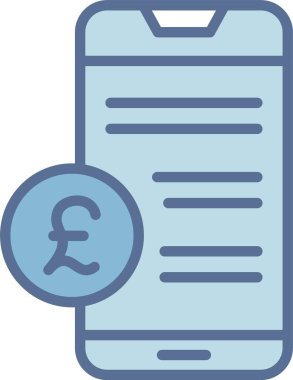 Çevrimiçi Alışveriş Hattı Mavi Doldur