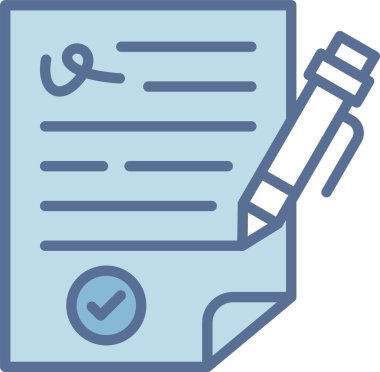 Sözleşme Satırı Mavi Doldur