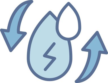 Hidroelektrik Hattı Mavi Doldur