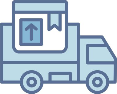 Teslimat Kutusu Satırı Mavi Doldur