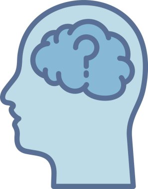 Zihinsel Bozukluk Satırı Mavi Doldur