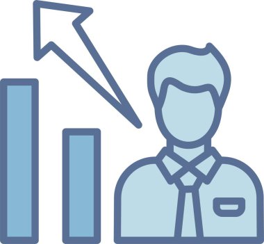 Terfi Çizgisi Mavi Doldur